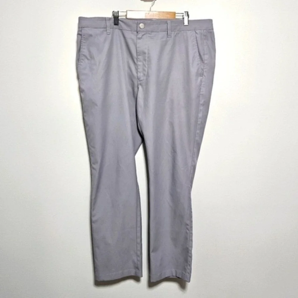 Bonobos Golf Pants 38x30 Tailored Fit Light‎ Grey Stretch Performance Athleisure